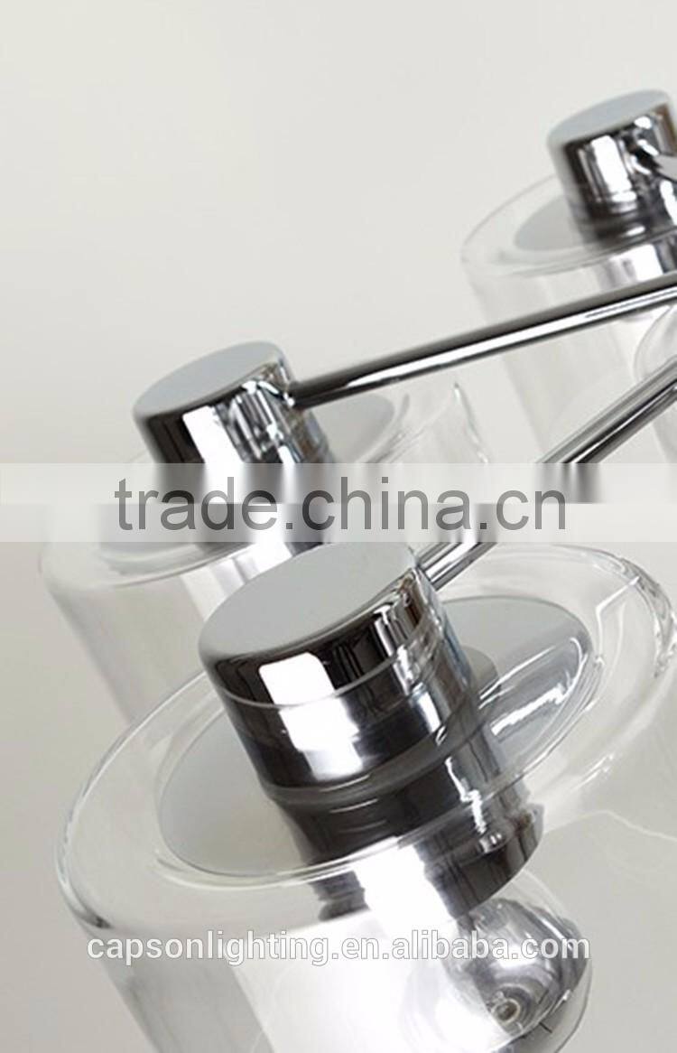 modern desingn glass shade indoor ceiling lamp with chandelier