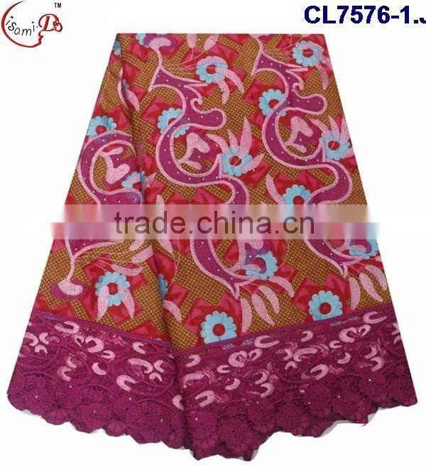 CL7576 2016 Chowleedee top fashion high quality hot selling new arrival wax lace