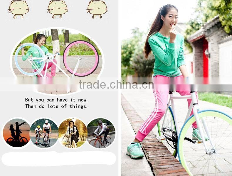 26-inch Fixed Gear Bikes can be changed back brake fly down to ride two-wheeled students live male and female models Fixed Gear