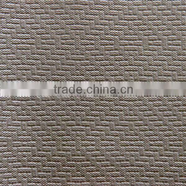 Hot sell PVC leather fabric for home wallpaper usage with metallic color