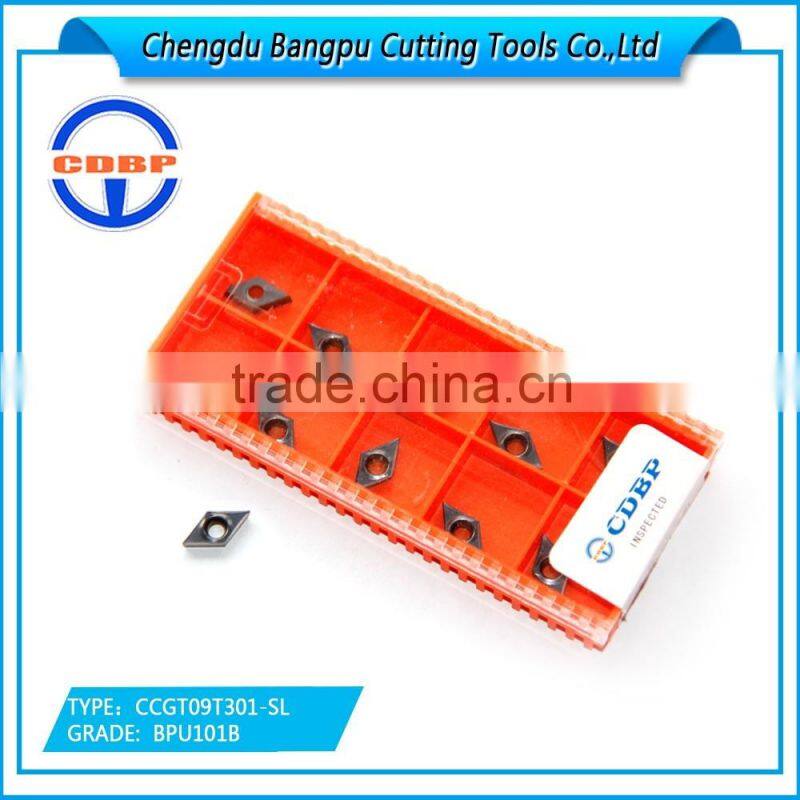 CDBP carbide insert aluminum processing DCGT11T302-SL for heat resisting casting