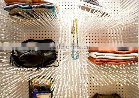 metal slot wall display