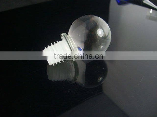 crystal red heart shaped wine stopper for decoration CS-005