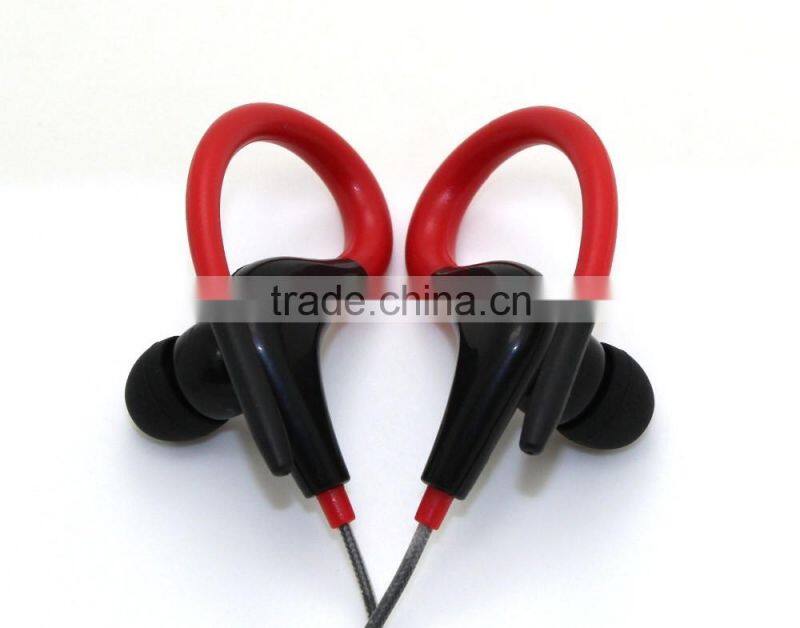 sport earphone new model fashion earhook colorful earbud