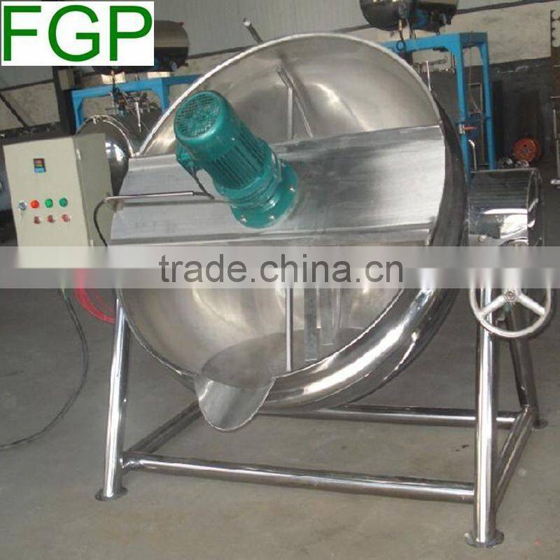 Industrial tilting jacket cooking kettle