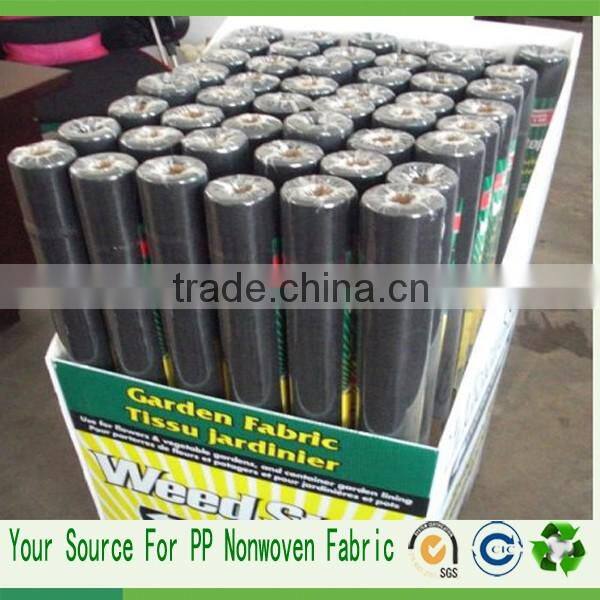100% fabric non-woven spunbond dot style garden weed control fabric