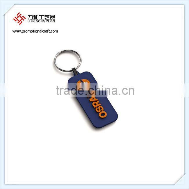 China Factory Sublimation Souvenir PVC Keychain
