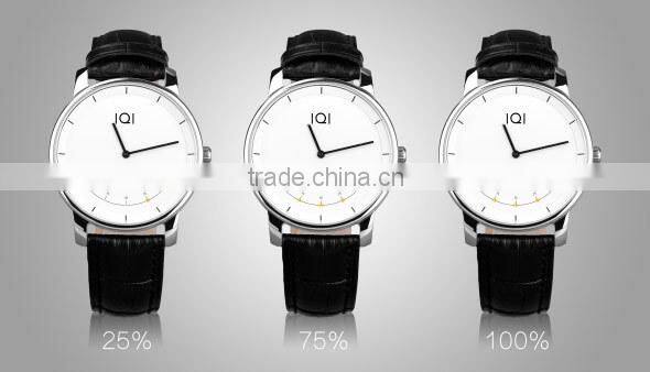 Multi-straps Classic style Noble and elegant android bluetooth smart watch with italian calfskin leather strap