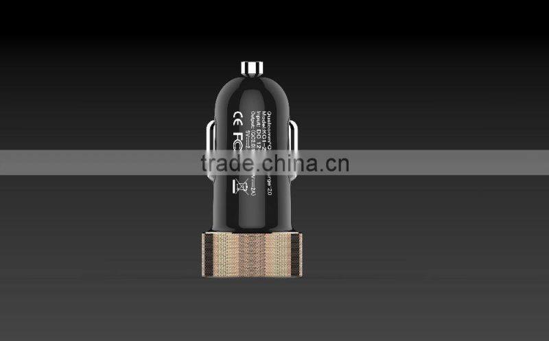 5V 2.1A/5V 3.1A OEM Colorful usb car charger for Mobile Phone usb car chargerquick portable charger