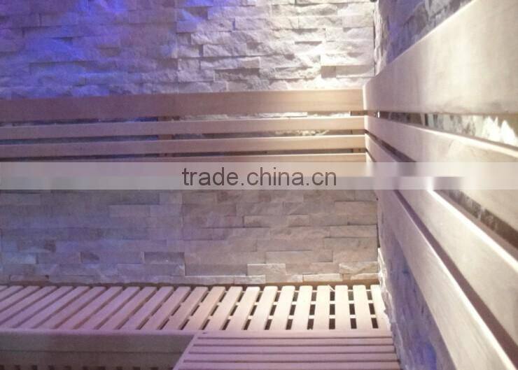 2016 Long Bench 6 person Finnish Steam Sauna for Relaxing (CE/RoHS)