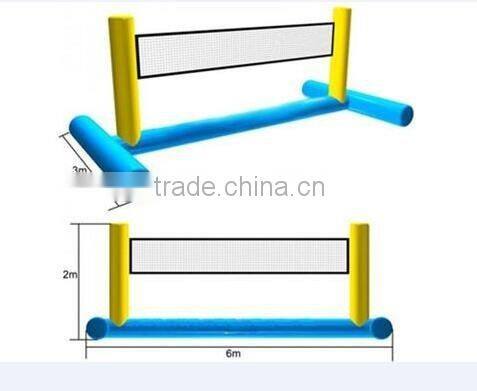 small inflatable water volleyball court