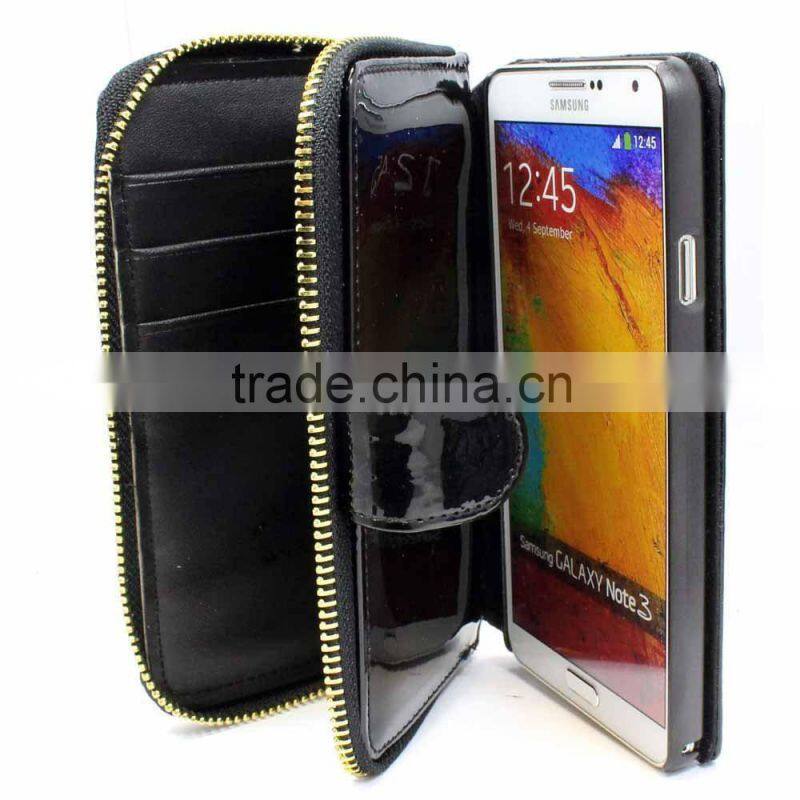 OEM manufacture luxury case for galaxy note 5,leather wallet case for samsung note 5