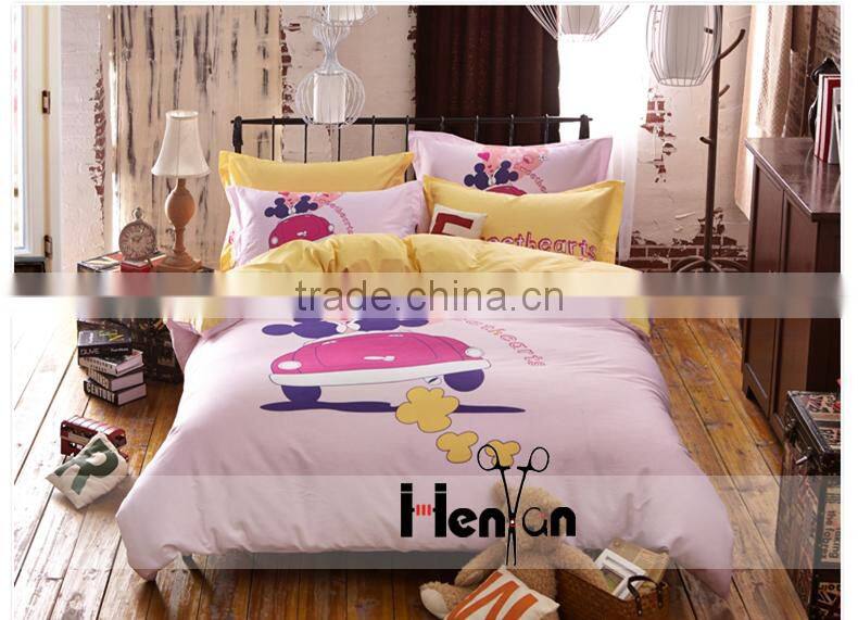 custom print 3D bed sheet queen size