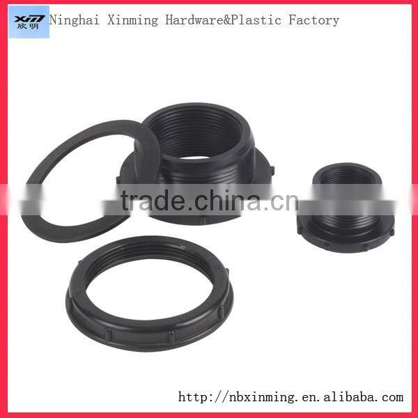 China hign quality bulkhead fittings plastic