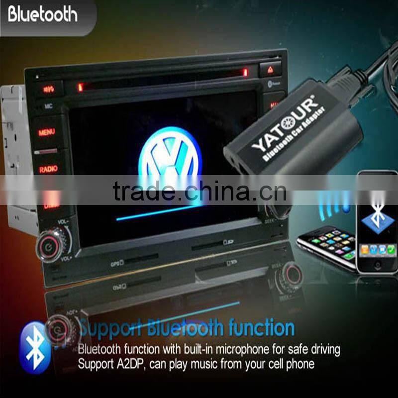 Yatour Bluetooth cassette aMP3//USB Hands free car radio adapter/kit for VW/Skoda/AUDI/Seat>AVRCP BT control/Recharge