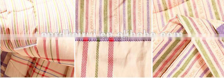 King colorful hotel quilted bedspread/cheap hotel bedding/flame retardant bedding sheet set for sale