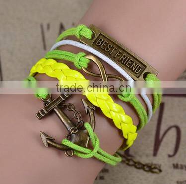 Woven fashion wrap handmade bracelet