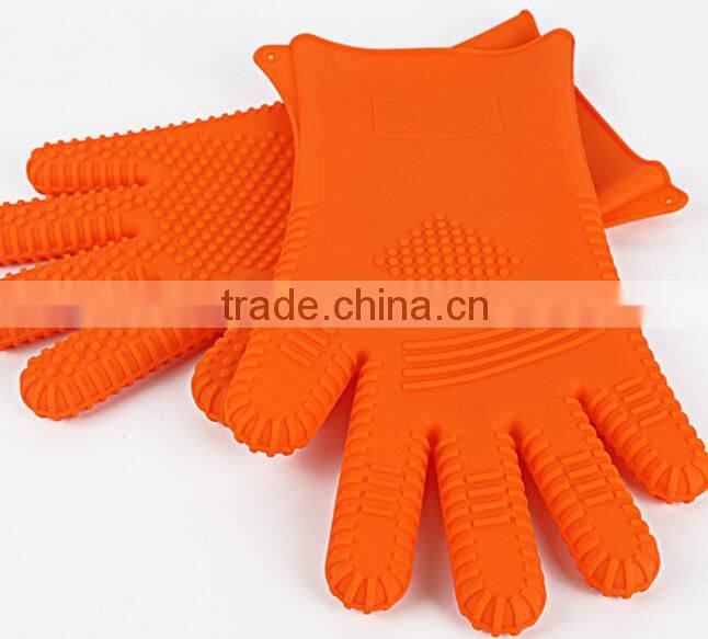 2016 Selling Hotest Heat Insulating Fda Silicone Oven Gloves