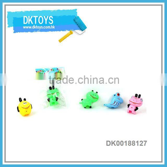 Mini Size Flat Ball Custom Wholesale Plastic Toy Whistle In Bulk