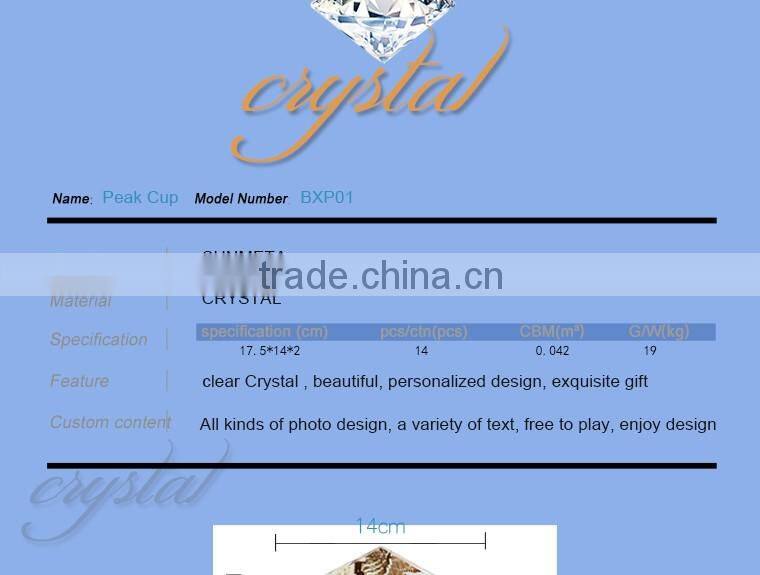 Sunmeta Wholesale Blank Sublimation 3D Crystal Photo Frame