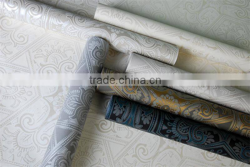simple fashion luxury non-woven wallpaper
