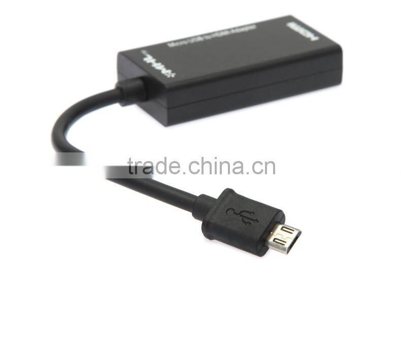 MHL to HD MI HDTV 1080P CABLE ADAPTER For HTC One M8 for LG for Sony for Xperia Z1