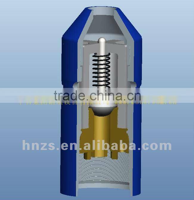 API cement style float shoe for substructure of casing string