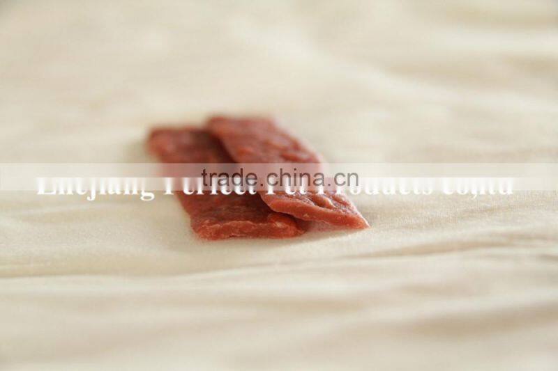 small plastic turtles (dental dog treats oblate Beef strip)