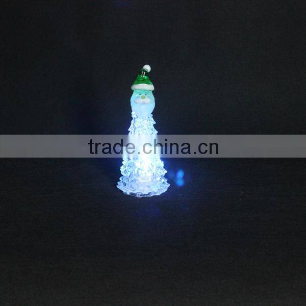 LED Christmas decoration acrylic Christmas artificial tree, artificial flame light