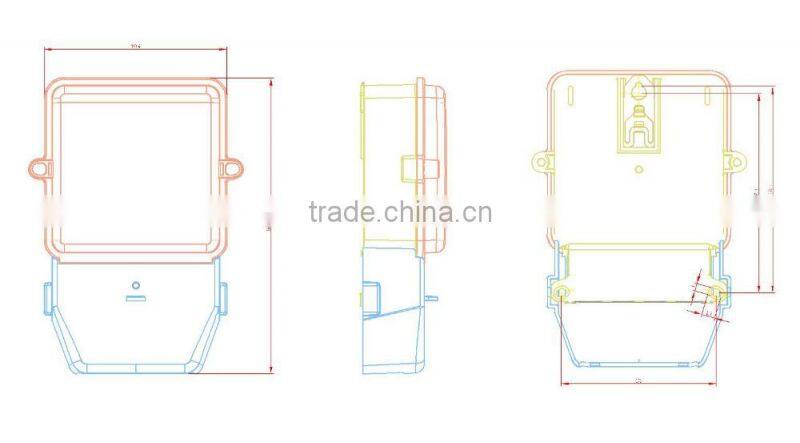 single-phase electronic jammer digital energy electric meter