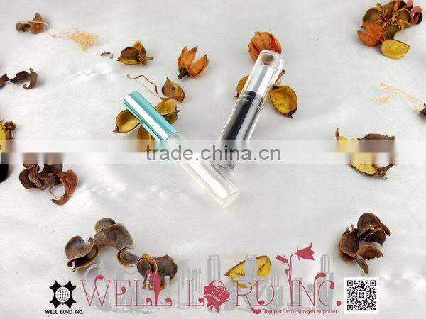 8cm simple type transparent outer cover empty plastic lipstick