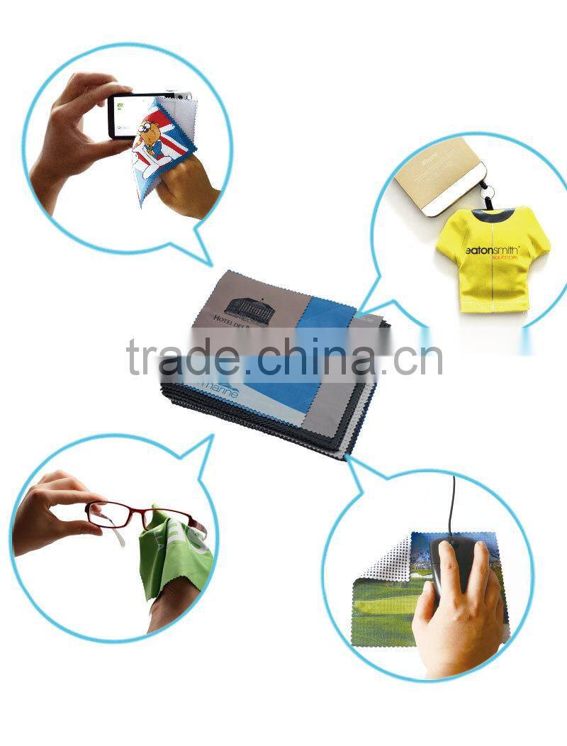 Microfiber cleaning cloth for cleaning glasses camera