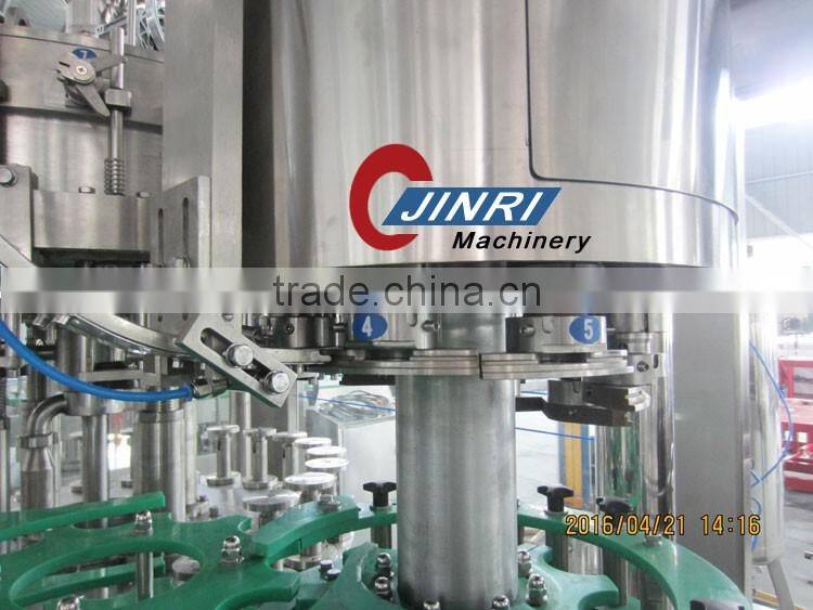 glass bottle beer filling plant/beer packing machine