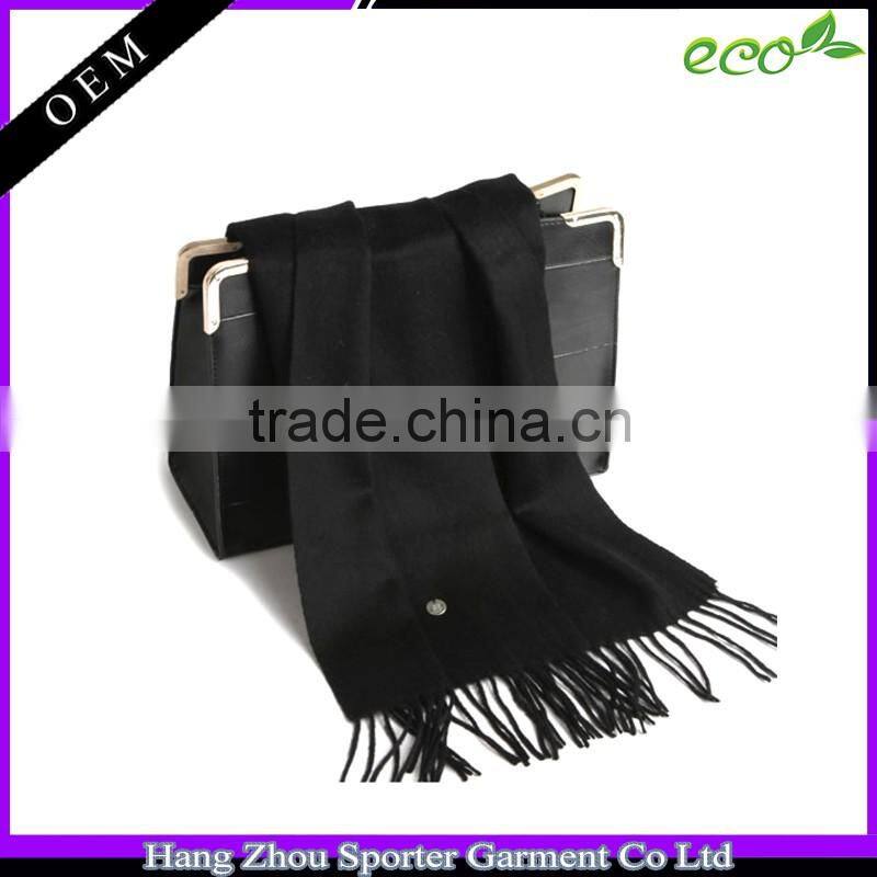 16FZSF02 men's fashionable custom plaid wool scarf