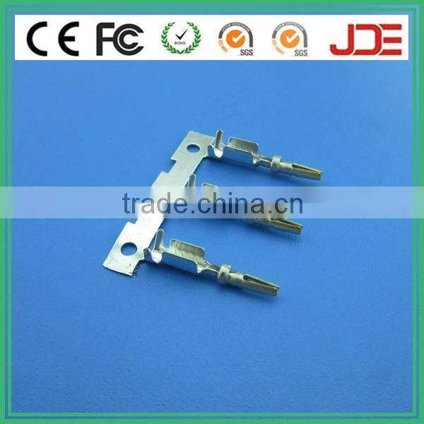 Electric material gold-plating split pins auto wire terminal