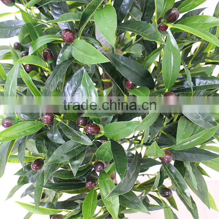 artificial indoor olive tree with fruits