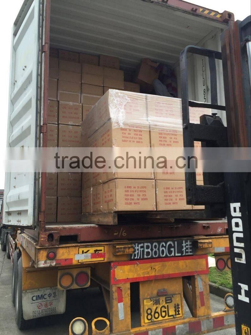 Environmental double loop wire for books binding