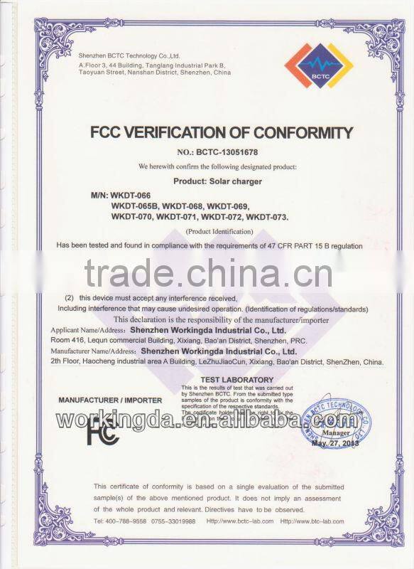 solar multiple mobile phone charger