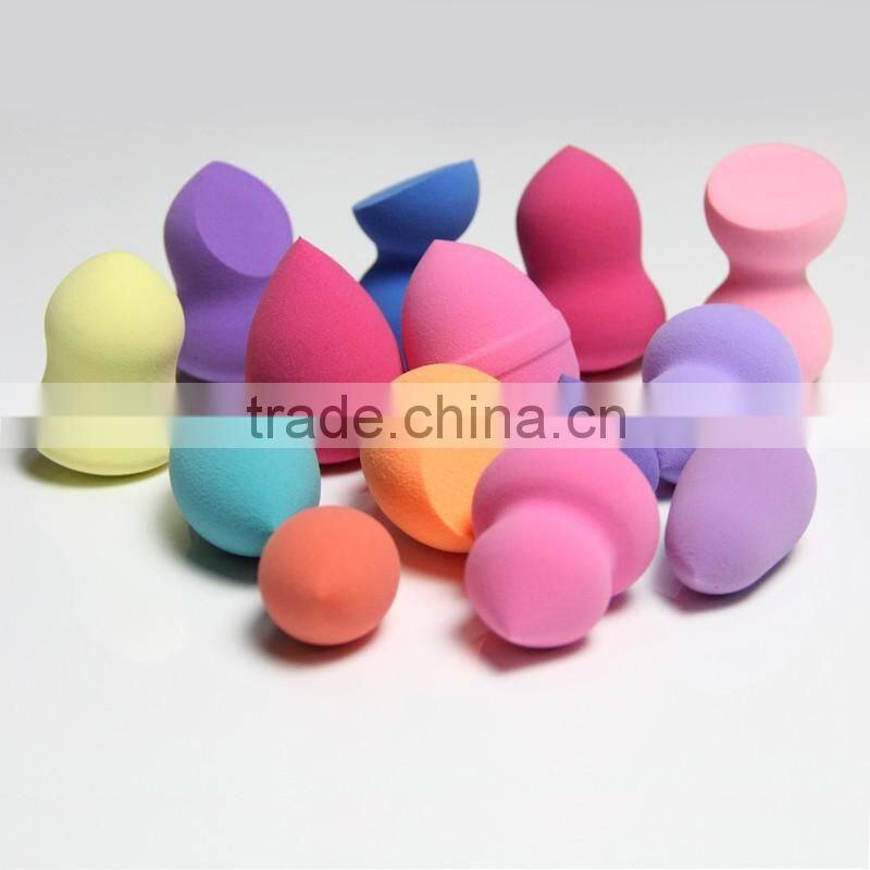 2016 Best Selling! Wholesale Non-Latex Angled Sponge Makeup Puff