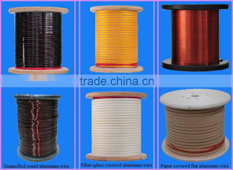 fiberglass covered rectangular aluminum wire