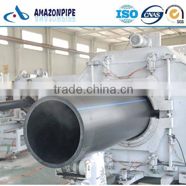 Black orange color PE conduit pipe plastic tube for electrical system