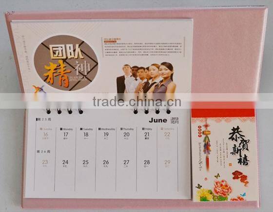 2015 table calendar with notepad