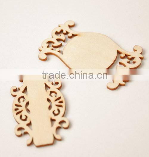wood veneer labels, wooden flourish scrapbooking card craft embellishments