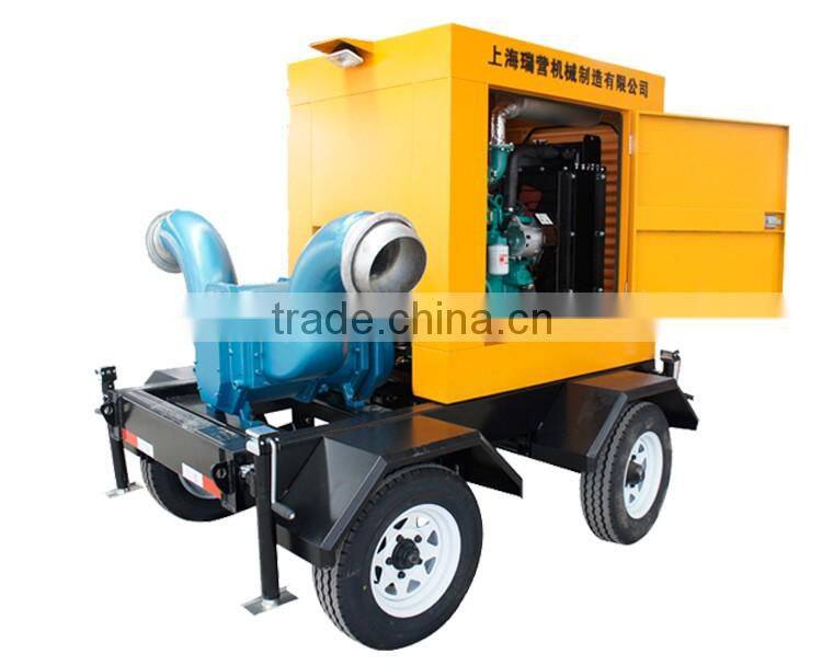 151m head multistage centrifugal diesel water pump 90m3/hr