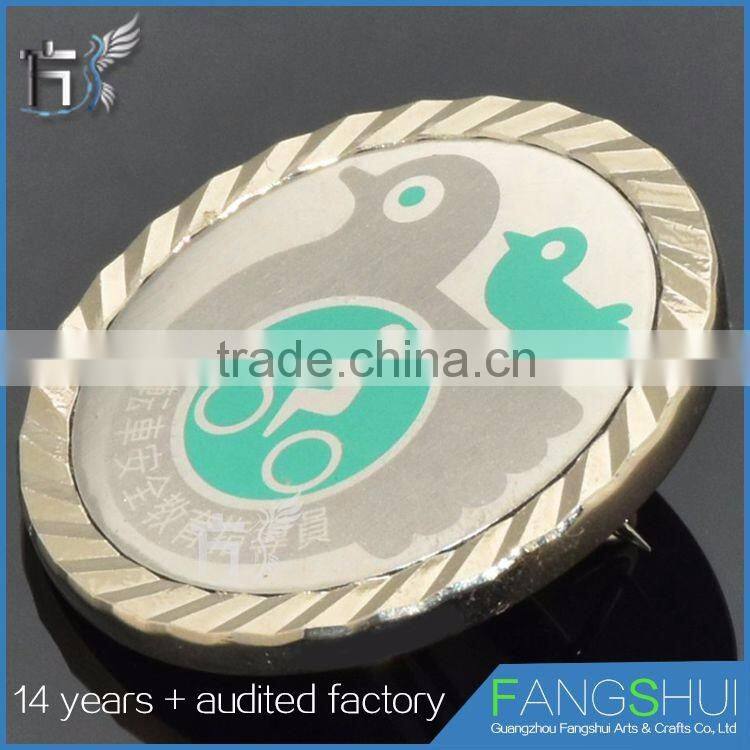 Wholesale fashionable bird lapel pin back lapel pin badge on sale