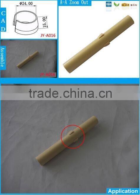 JY-A016|Plastic pipe fittings for pipe rack|Round type plastic joint|Plastic connector