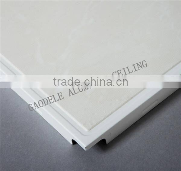 Aluminum Ceiling Tiled Bathroom with Stone Pattern