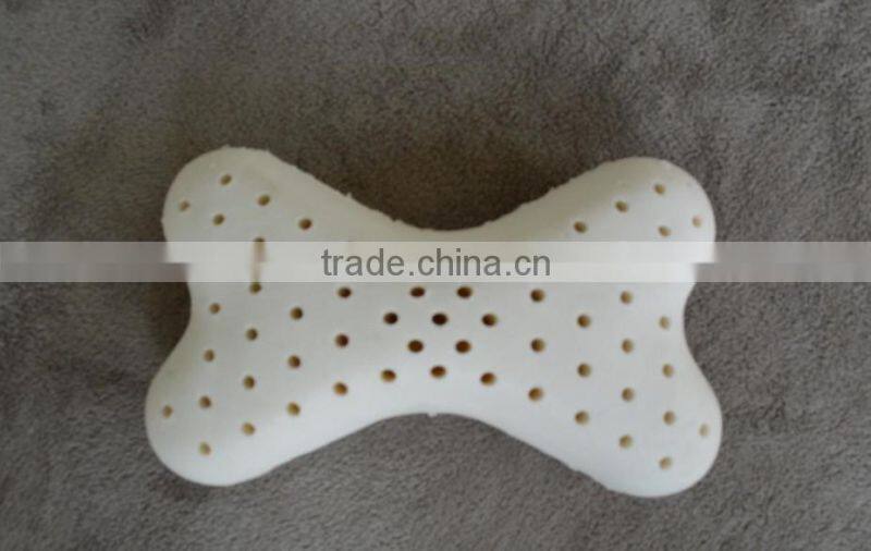 2014 fashion bone shape latex travel pillow