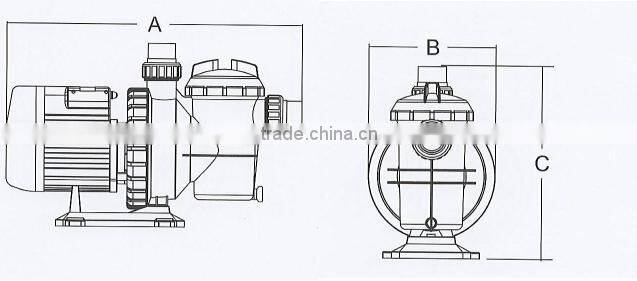 Wholesale hot tubs swimming pool sand filter pump from china