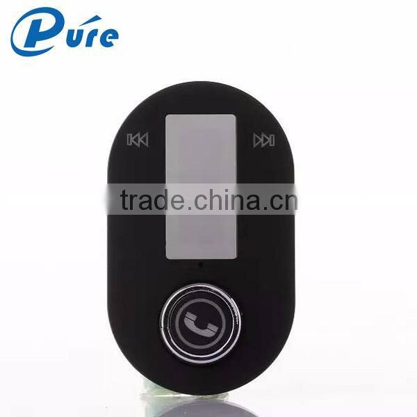2016 CE ROHS FCC New Products LED MP3 Player USB Bluetooth Handsfree Car Kit FM Transmitter